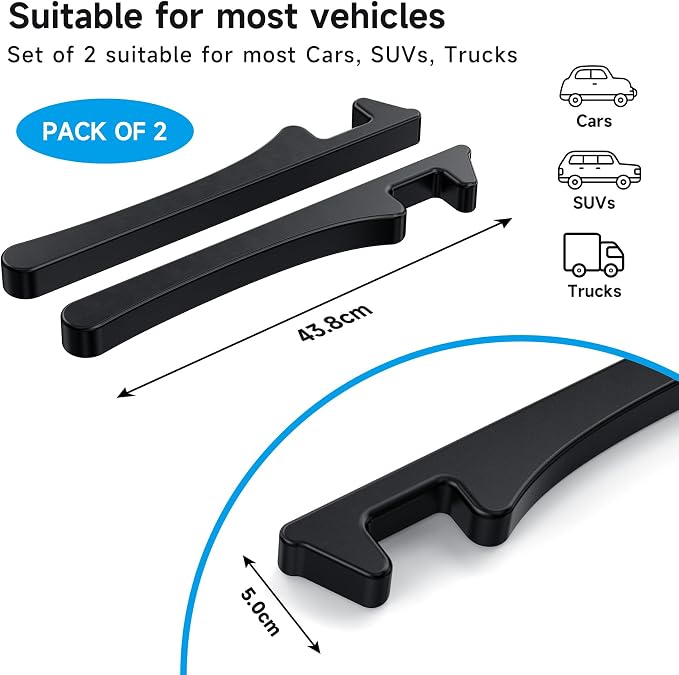 Car Seat Gap Filler Organizer Soft Foam Strip Seat & Console Gap Blocker | 2-Pack Car Slot Seat Gap Filler Universal Fit Interior Accessory for Cars SUV Trucks Crevice Plug Blocker Stop Items Dropping