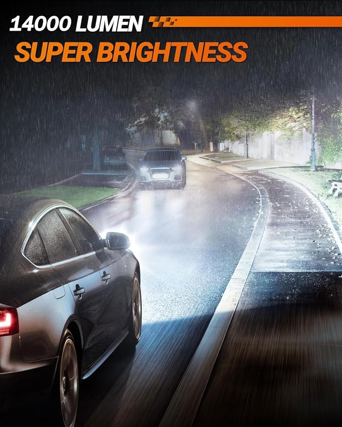 SEALIGHT H11 LED Fog Light Bulb, Fit for Toyota RAV4 2012-2021, 17000LM 6000K White, H11 H16 H8 Fog Light Bulb Replacement, 1:1 Plug and Play Super Bright LED Fog Lights