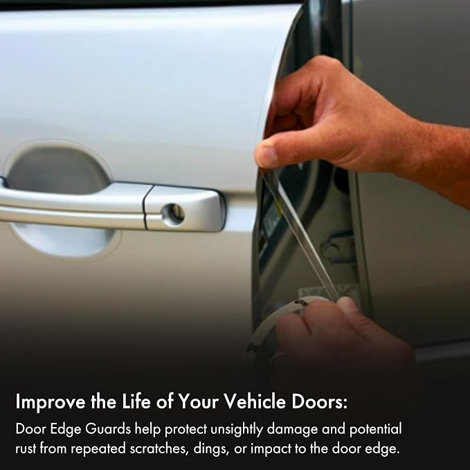 XPEL Door Edge Guard Protection Film Roll, 3/8" x 100' - Car or Truck Doors, Protective Barrier Against Minor Scratches, Paint Chips, Door Edge Impact, and Dings - Prevents Damage and Possible Rust