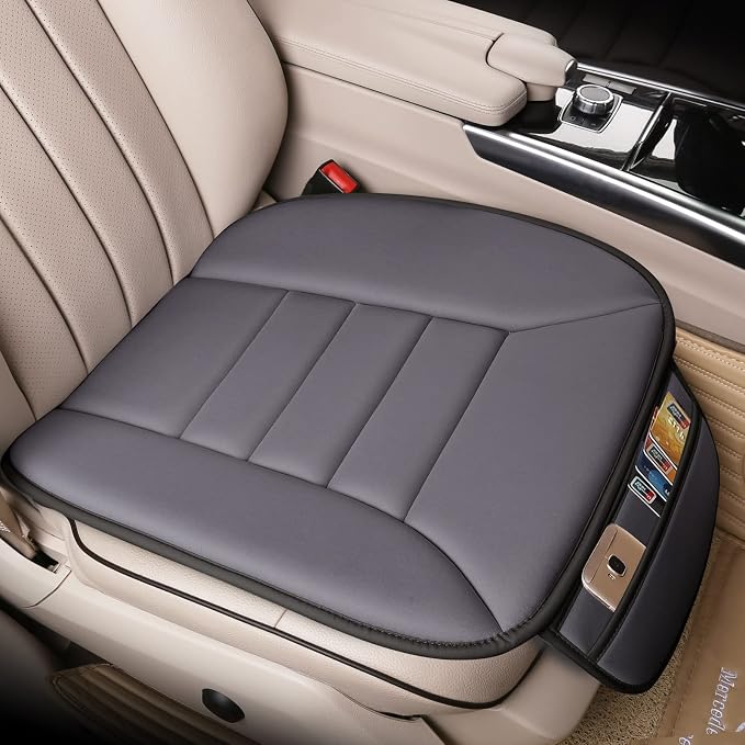 Lofty Aim Car Seat Cushion for Driving, Memory Foam Driver Seat Cushion | Car Seat Cushion for Long Driving, Automotive Seat Cushion for Pain Relief, Car Seat Pillow Fits Car, Office Chair Dark Gray