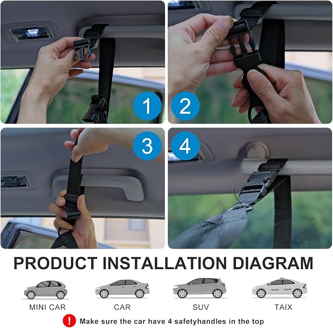 Car Ceiling Cargo Net Pocket, 31"x21" Nine Grid Mesh Nine SUV Roof Organizer Long Trip Storage Bag,Tent Putting Quilt Children's Toy Towel Sundries Interior Accessories