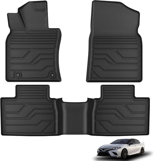 KARPAL Floor Mats for Toyota Camry 2025 2026 (Including Hybrid), Custom Fit All Weather TPE Floor Liners, 1st & 2nd Row, Camry Accessories