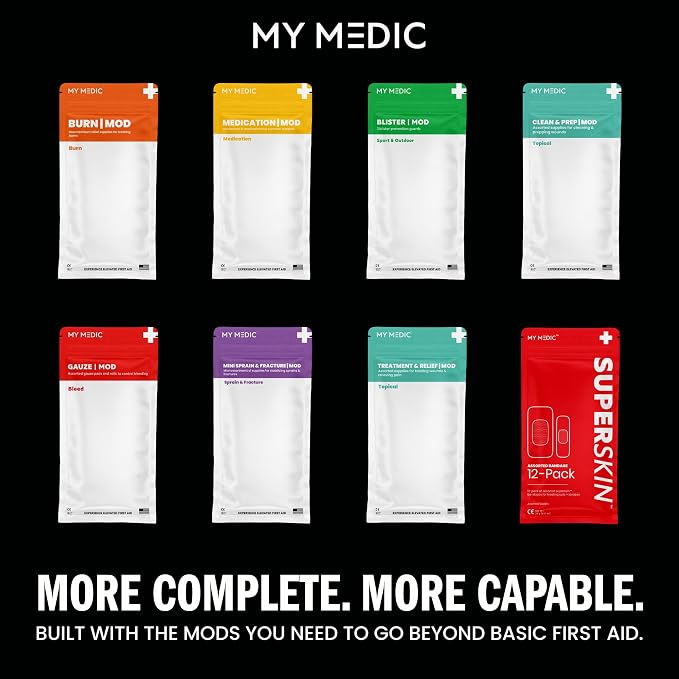 MY MEDIC MyFAK PRO Military IFAK Trauma Kit & First Aid Kit with Tourniquet - HSA FSA Items - Built in USA - Tactical Combat Medical Supplies, Medic Kit, Trauma Pack & Molle Field Operator Bag, Coyote