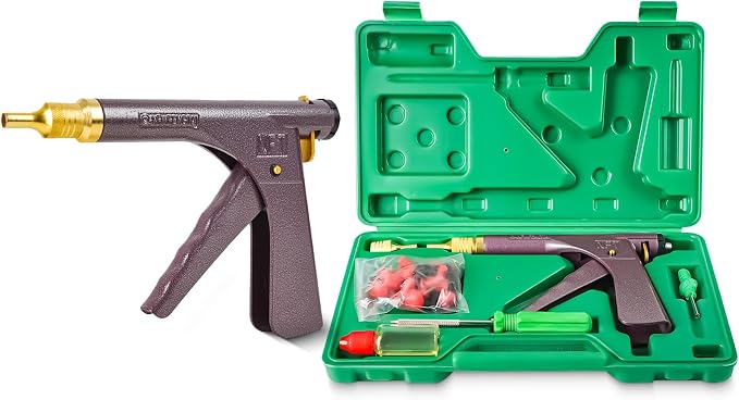 Tire Plug Kit, Tire Repair Kit, Mushroom Tire Plug Kit, Heavy Duty Tire Repair Tools for Tubeless Tires, Complete Set with Plug Gun and More for Truck, ARB, ATV, Tractor, RV, SUV, Trailer