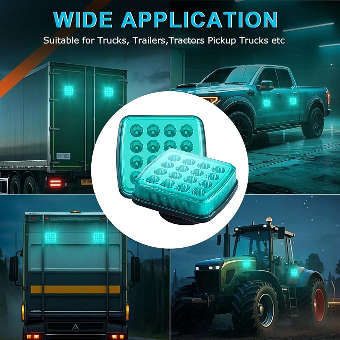 Wireless LED Road Flares, Magnetic Rechargeable Emergency Strobe Warning Lights for Vehicles