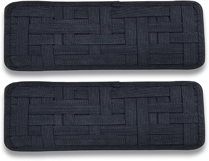 SourceTon 2 Packs Car Sun Visor Organizer, Car Visor Storage Anti-Slip Elastic Woven Board for Sunglass Holder Parking Fuel Card Digital Accessories
