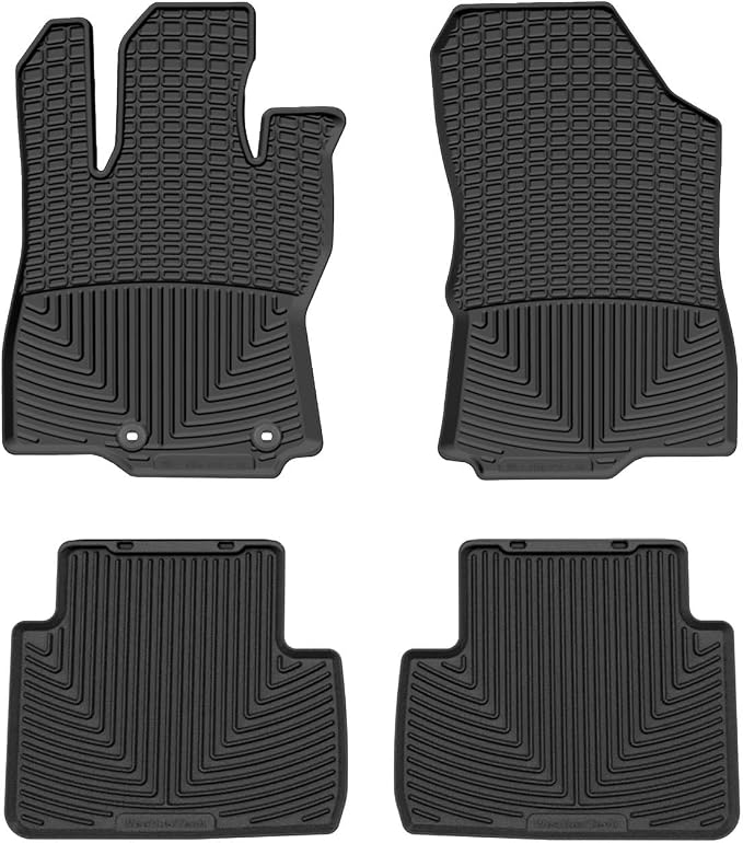 WeatherTech All-Weather Floor Mats for Subaru Forester 1st & 2nd Row (W728-W729), Black