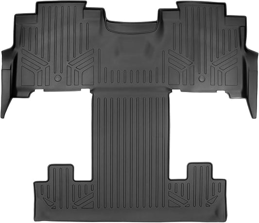 SMARTLINER Floor Mats 2nd and 3rd Row Liner Compatible with 2018-2025 Ford Expedition