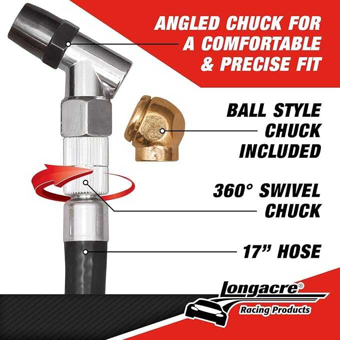 Longacre 52-53003 Semi Pro Digital Tire Pressure Gauge, 0-60
