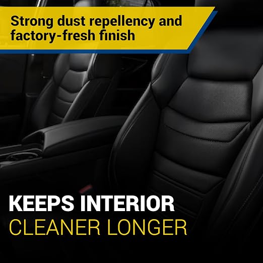 RestorFX Maintain Dress Interior Car Detailer Spray - 2-in-1 Cleaner and Protectant for Vinyl Plastic Leather - UV Defense Dashboard Cleaning Liquid - Factory Matte Finish Non Greasy - 16oz