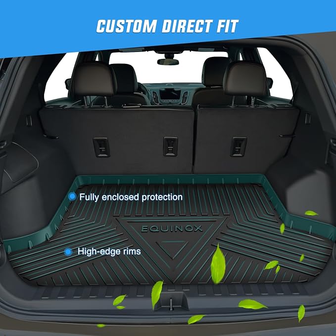 Nilight Cargo Mats for Chevy Equinox GMC Terrain 2018-2024 | for Equinox GMC TerrainAll 2018 2019 2020 2021 2022 2024 Weather Protection Heavy Duty Cargo Liners