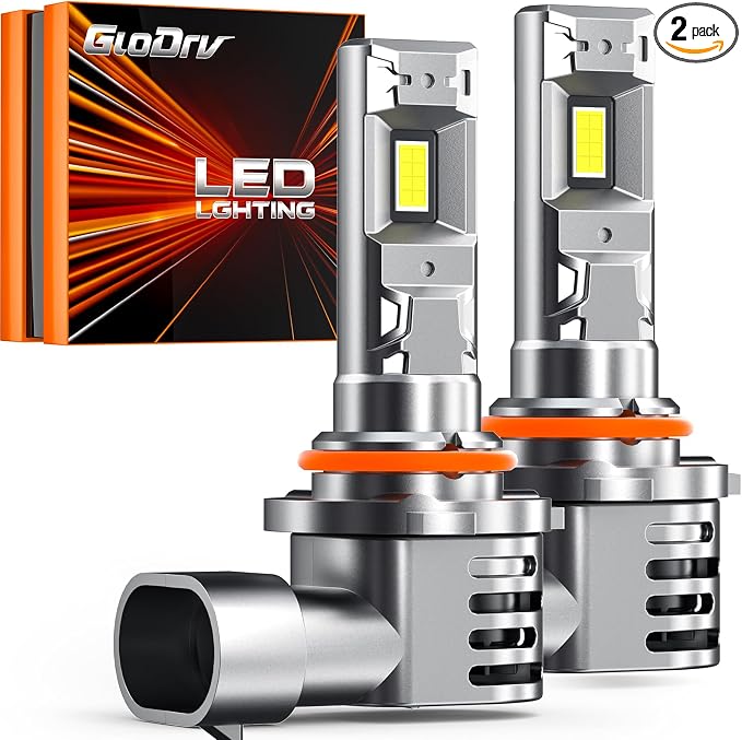 [2026 Upgrade] 9012 Bulbs [Latest & Brightest] 40000lm 800% Brighter 1:1 Mini Size Design With 6000k Cool White，Direct Installation Fog Light Bulbs Plug and Play, Pack of 2