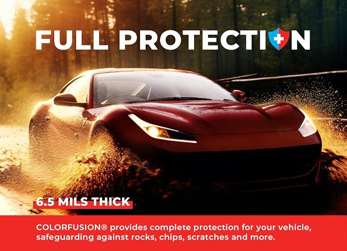 ColorFusion PPF by VViViD, Gloss Demon Dry Apply PPF Vinyl Car Wrap Roll 60ft x 5ft