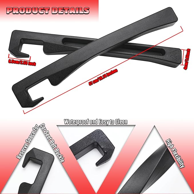 Honda CRV CR-V Seat Gap Filler, Car Seat Gap Filler Organizer Stop Things from Dropping Customized Interior Accessories for Honda, Black Pack of 2