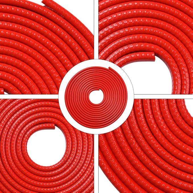 Garneck Car Door Edge Guards Rubber U Shape Edge Trim Seal Strips Protector Car Door Edge Protection for Car Auto Vehicle 10M