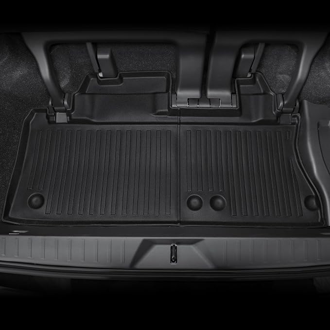 Floor Mats for Toyota Sienna 2021-2026, All Weather Floor Mats Lower Trunk Cargo Liner Accessories, Full Coverage Set (Fit 7-Seat with Spare Tire)