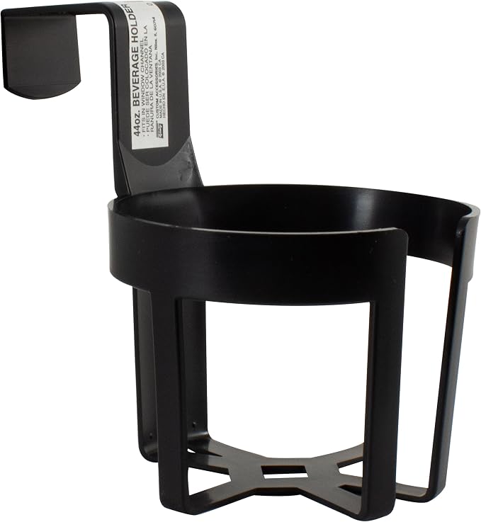 Custom Accessories 91100 Black Large Cup Holder - 44 oz.Capacity