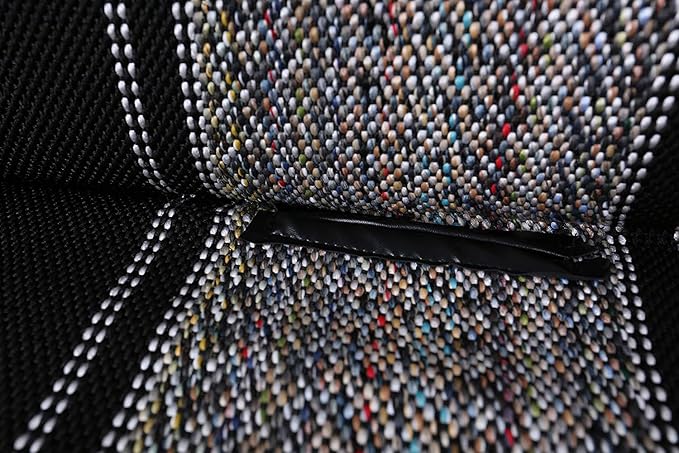 West Coast Auto Universal Baja Saddle Blanket Bench Full Size Seat Cover Fits Ford, Chevrolet, Dodge, and Full Size Pickup Trucks (Black)