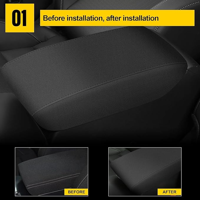 AOMSAZTO Armrest Covers for 2012-2015 Honda Civic Neoprene