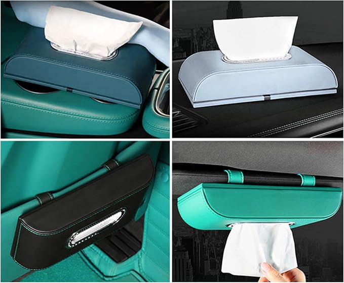 Car Tissue Refills for Visor Holder, 300 Sheets, 8 Packs | Auto Travel Tissues, Fits Visor Holder