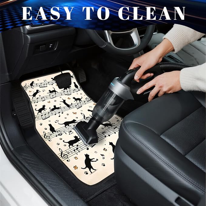 Bookshelf Car Floor Mats Educational Bookcase Watercolor Flowers Carpet Front Rear Carpets Mat Decorative Car Floor Carpets Non-Slip Auto Car Accessories Universal Fit Car Accessories for Truck