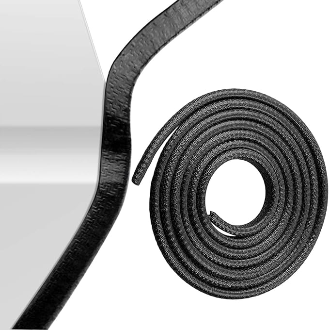Car Door Edge Guards,Rubber Seal Protector U Shape Edge Trim Door Edge Protection Fit for Most Car (32FT, Black)
