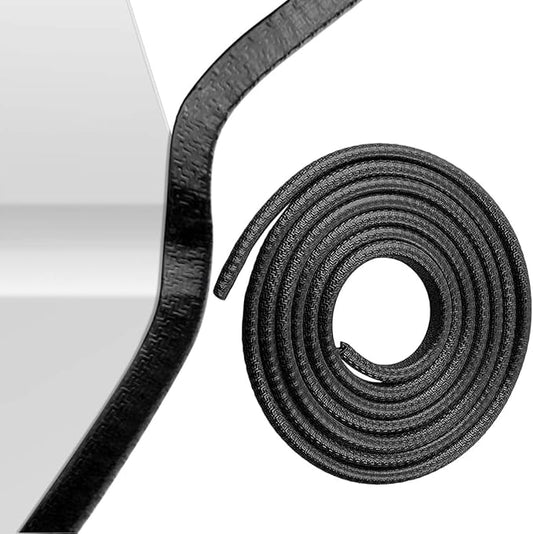 Car Door Edge Guards,Rubber Seal Protector U Shape Edge Trim Door Edge Protection Fit for Most Car (32FT, Black)