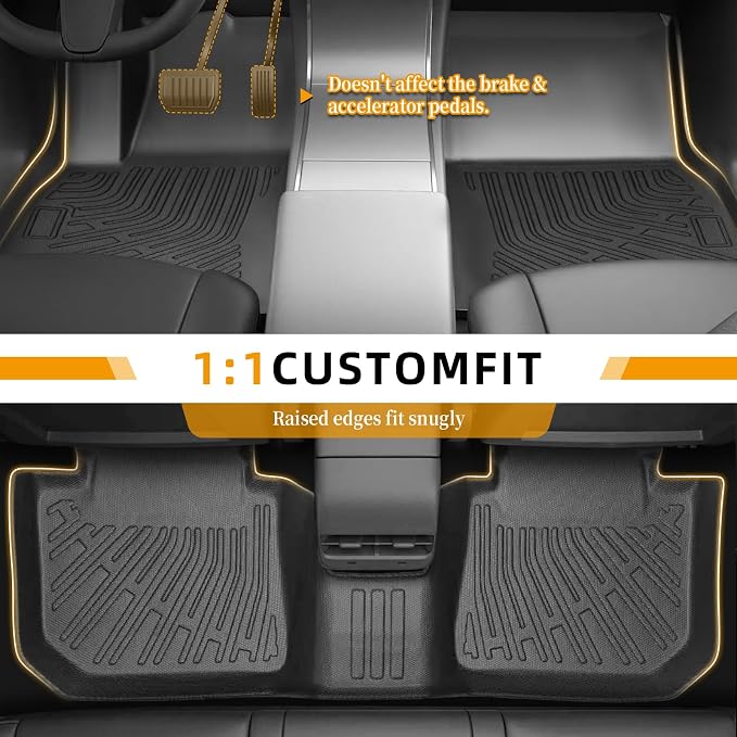 Floor Mats for Subaru Crosstrek 2013-2016-2017,for Subaru Impreza 2012-2016 | Front Rear Mats & Cargo Mat, TPE Anti-Slip Waterproof Summer Winter Floor Liners Crosstrek Floor Mats Accessories