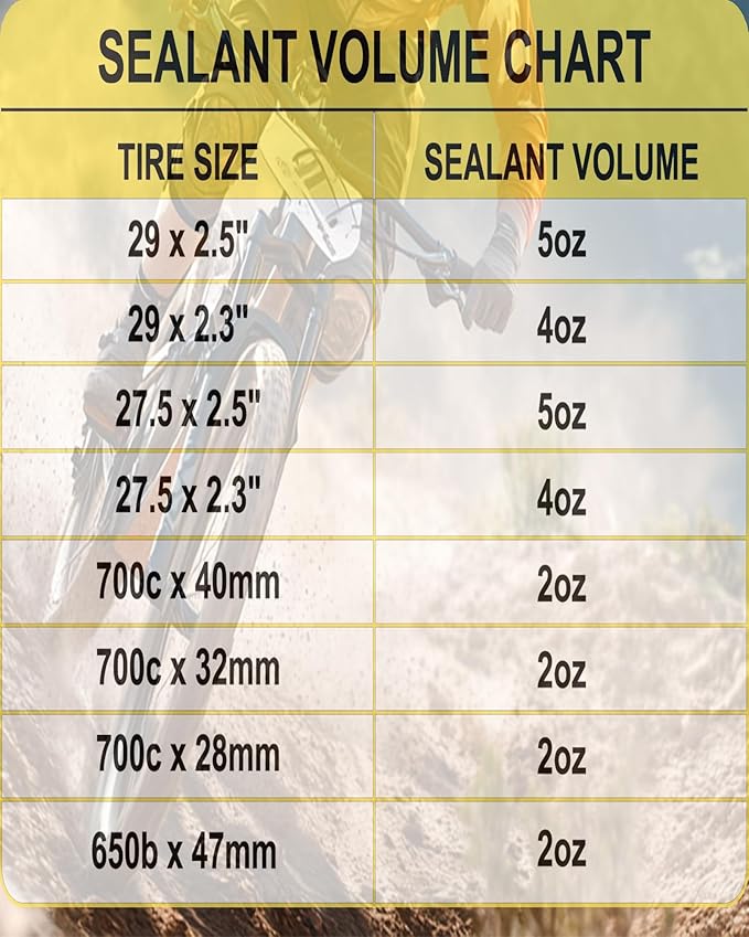 CHUMXINY Tubeless Tire Sealant, 500ML Injectable MTB Tire Sealant, Seals Air Holes Up to 6.5 mm, Suitable for Mountain Bike and Road Bike Tires
