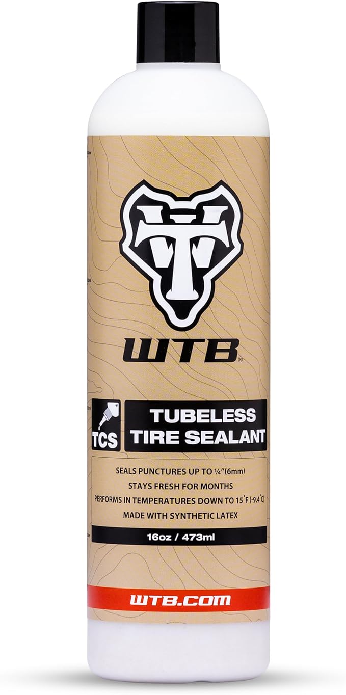 WTB Tubeless Bike Tire Sealant (4 oz to 1 Gallon) - Quick Seal for Punctures up to 6mm - All Conditions