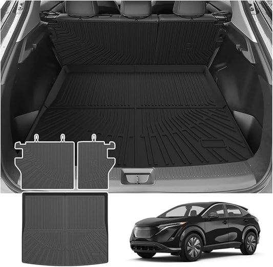 Cartist Cargo Liner for Nissan Ariya 2023 2024 2025 2026, All Weather Cargo Mats for Ariya Accessories, Heavy Duty TPE Trunk Mat, Car Accessories