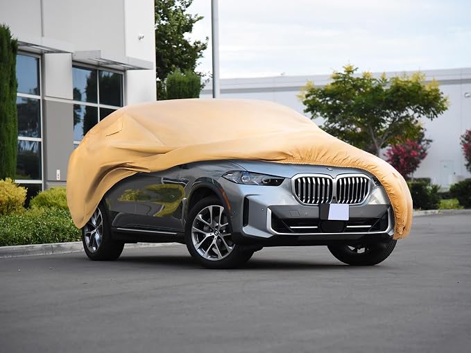 Heavy Duty Outdoor Car Cover Custom Fit for 2019-2026 BMW X5,Windproof All Weather Waterproof Sun Rain UV Dust Snow Protection Outdoor Car Covers