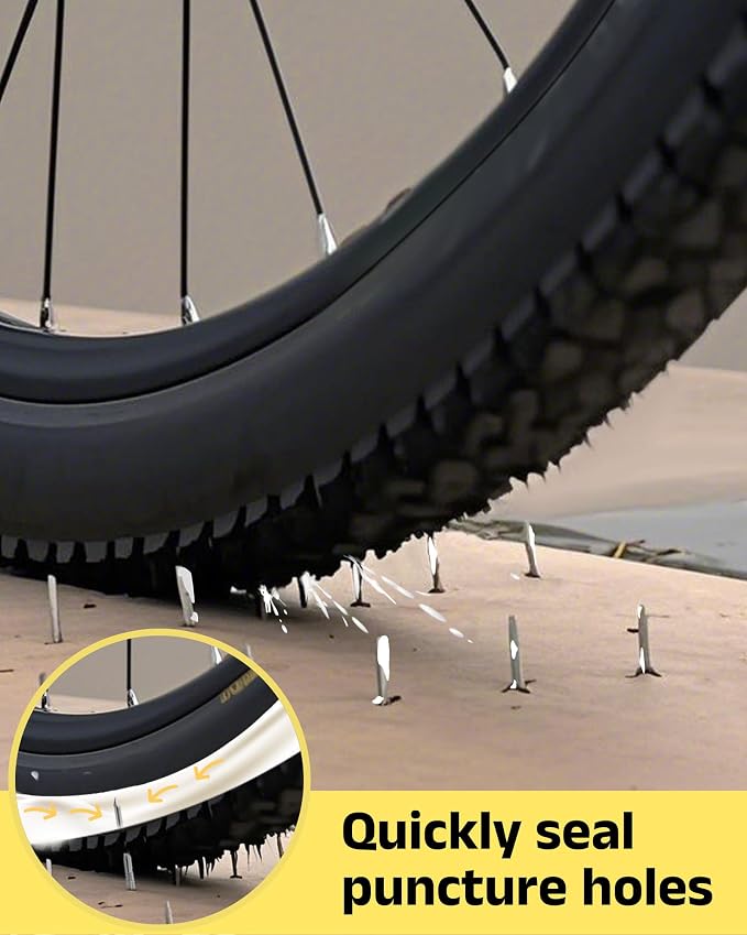 CHUMXINY Tubeless Tire Sealant, 500ML Injectable MTB Tire Sealant, Seals Air Holes Up to 6.5 mm, Suitable for Mountain Bike and Road Bike Tires