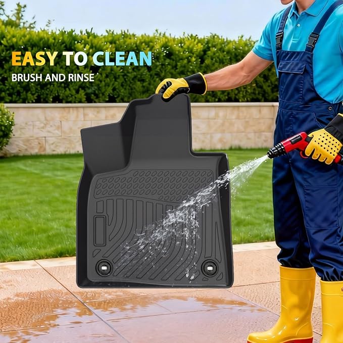Floor Mats & Cargo Liner for 2016-2022 Lexus RX 350 | RX 450h (NOT for RXL) | Custom Fit Floor Liners All Weather Protection TPE Car Mats Accessories Waterproof Anti-Slip