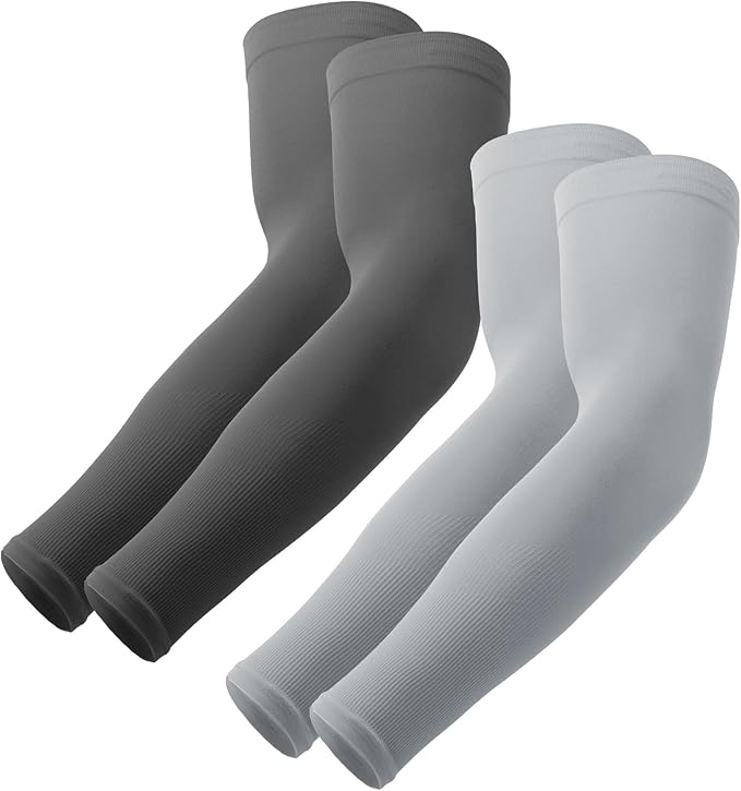 OutdoorEssentials UV Sun Sleeves for Men & Women, Cooling Arm Sleeves UPF 50+ | Golf, Tattoo Cover Up, Sun Protection