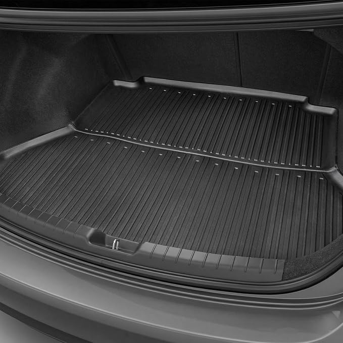 Floor Mats for Hyundai Elantra Gas 2017-2020, All Weather Floor Mats Trunk Cargo Liner and Door Sill Guards Accessories, Full Coverage Set