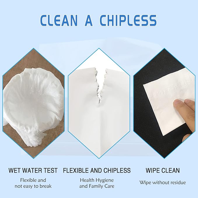 Car Tissue Refill, 3-Ply Disposable Facial Tissues for Car Sun Visor, Paper Napkin Holder, White, Rectangular, Decorative, 20 Pack