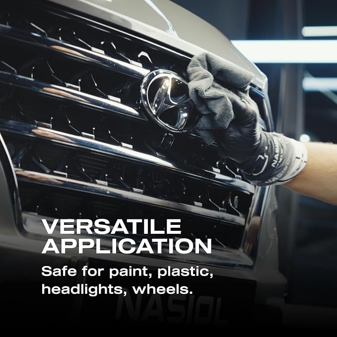 Nasiol RapidShine Quick Detailer Spray, Hybrid Water Based Formula, High Gloss, Super Slickness, Hydrophobic, Enhanced Color, WetCoat Easy to Use Car Nano Coating Spray,17fl oz
