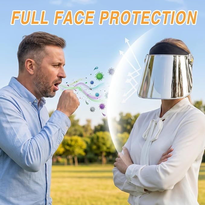 WAYCOM Sun Cap, Sun Visor Hat - UV Protection Hat -Premium UPF 50+ Hat for Hiking, Golf, Tennis, Outdoors