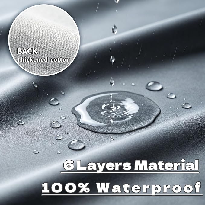 GUNHYI 6 Layers SUV Car Cover Custom Fit Subaru Ascent (2018-2026) Waterproof All Weather, Heavy Duty Outdoor Snow Sun Rain Uv Protection (Ships from US Warehouse, Delivery 3-8 Days)