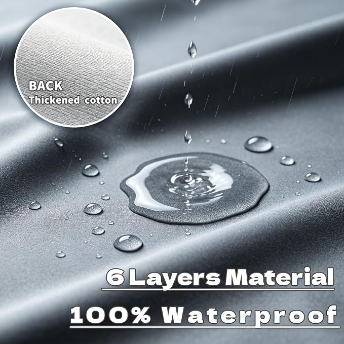 GUNHYI 6 Layers SUV Car Cover Custom Fit Jeep Grand Cherokee (2010-2026) Waterproof All Weather, Heavy Duty Outdoor Snow Sun Rain Uv Protection (Ships from US Warehouse, Delivery 3-8 Days)