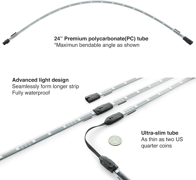 XKGLOW KS-CAR-ADVANCE LED Light Strips & Kit