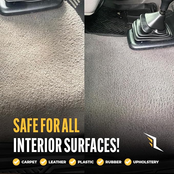 Legendary Interior Cleaner 16oz - All Purpose Interior Detailer & Carpet Cleaner for Cars - Safe on Leather, Plastic, Vinyl, Upholstery & Dashboard - UV Protectant - Tough on Stains & Dirt