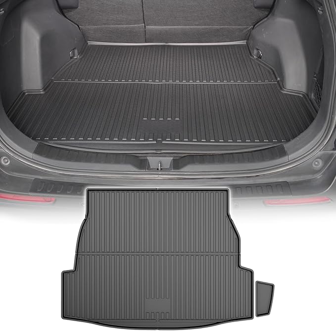 AOMSAZTO 2025 Cargo Mat: All Weather Cargo Liner Compatible with Toyota RAV4 (Include Hybrid) 2019-2025 Waterproof Trunk Mat TPE 3D Heavy Duty Rear Trunk Tray