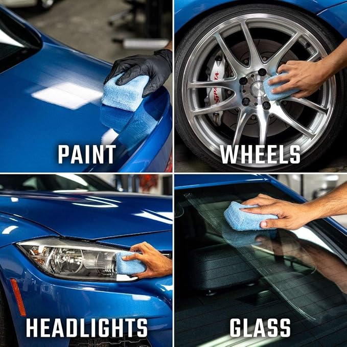 Chemical Guys, HydroSlick Intense Gloss Ceramic Coating HyperWax, 16 oz | Ceramic wax lays down high gloss and a hydrophobic, water-beading layer on paint, glass and trim, easy on and off