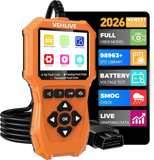 V880 OBD2 Scanner Diagnostic Tool for Car Code Reader/Reset Emissions Test