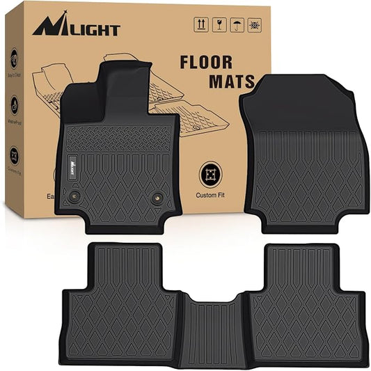 Nilight TPE Floor Mats for Toyota RAV4 Hybrid&Prime 2019 2020 2021 2022 2023 2024 2025 All Weather Custom Fit Heavy Duty Floor Liners