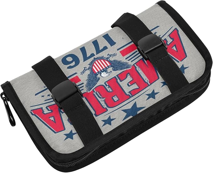 Car Tissue Holder Car Napkin Holder Tissue Box Dispenser Storage Case Sun Visor Mask Holder Accessories with Adjustable Straps Reusable Refillable USA Patriotic 1776