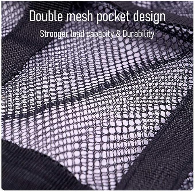 Car Ceiling Cargo Net Pocket for Chevrolet Silverado 1500 2019-2026,Double-Layer Mesh Car Roof Storage Organizer Travel Luggage Organizer Easy to Install