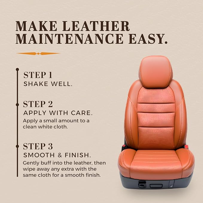 Leather Cleaner and Conditioner 8 Fl Oz | Cleans, Conditions, Protects | Prevents Drying, Cracking & UV Fading of Leather Jackets, Furniture, Car Seats, Purses